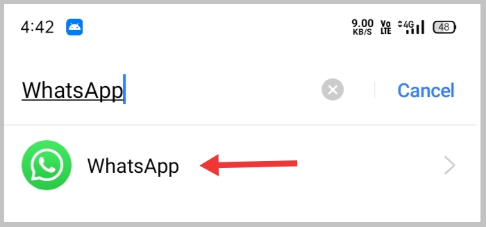 Search WhatsApp Icon