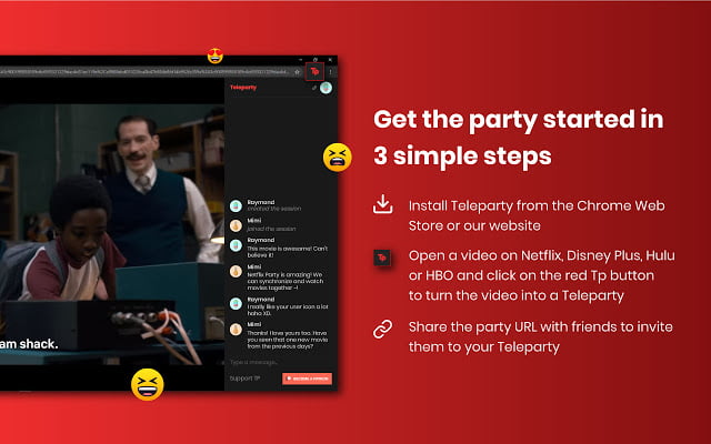Teleparty - 100+ Best Chrome Extensions in 2023: For Students, Writers, Developers Teleparty