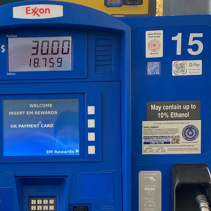 Pay for Gas at Exxon Gas Station Using Apple Pay
